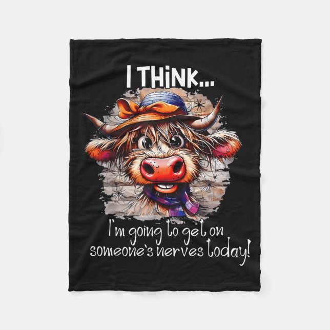 Manta Polar Funny Cow I Think I'm Gonna Get On Someone's Nerve (Anverso)