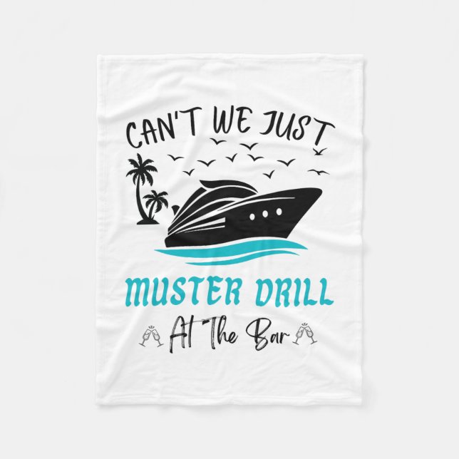 Manta Polar Funny Cruise Muster Drill Drinking Design  (Anverso)
