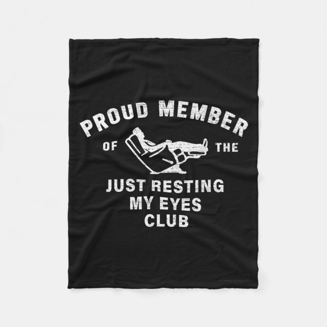 Manta Polar Funny Dad,just Resting My Eyes For Dad Gift Dad Fa (Anverso)