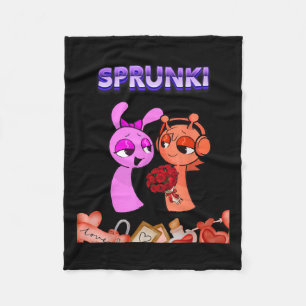 Manta Polar Funny Día de San Valentín Sprunki Heart Para Niños