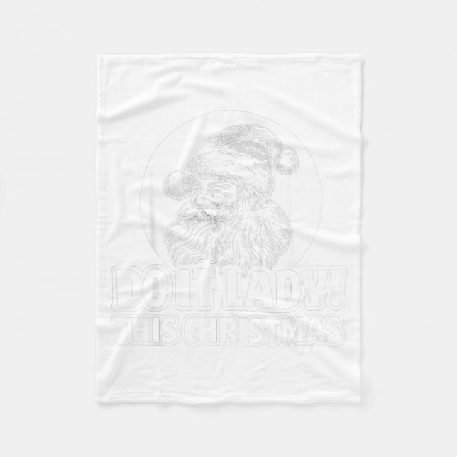 Manta Polar Funny Do It This Christmas Holiday Festive  (Anverso)