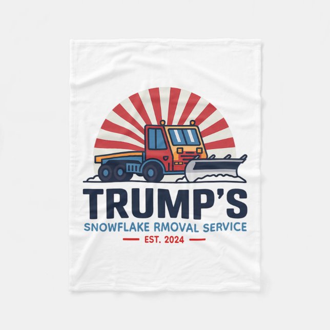 Manta Polar Funny Donald Trum, el servicio de retransmisión de (Anverso)