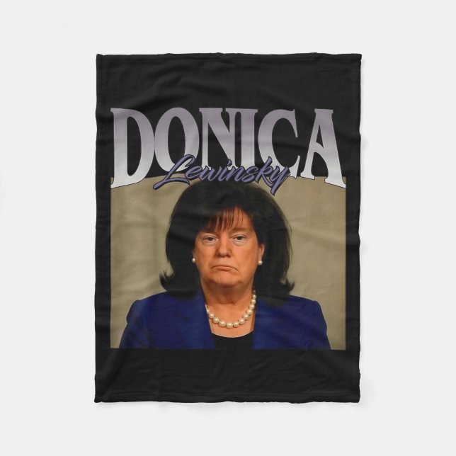 Manta Polar Funny Donica Lewinsky Meme Shirt Big Beautiful Bil (Anverso)