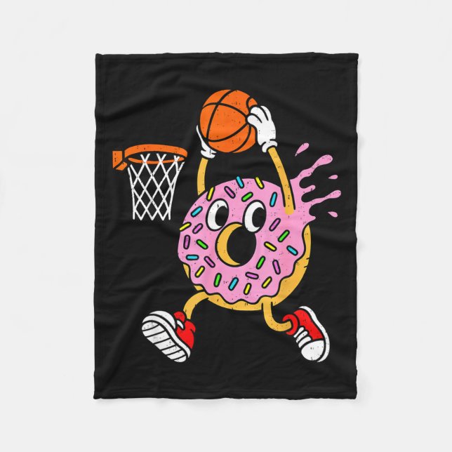 Manta Polar Funny Donut Dunking Basketball Doughnut Food Champ (Anverso)
