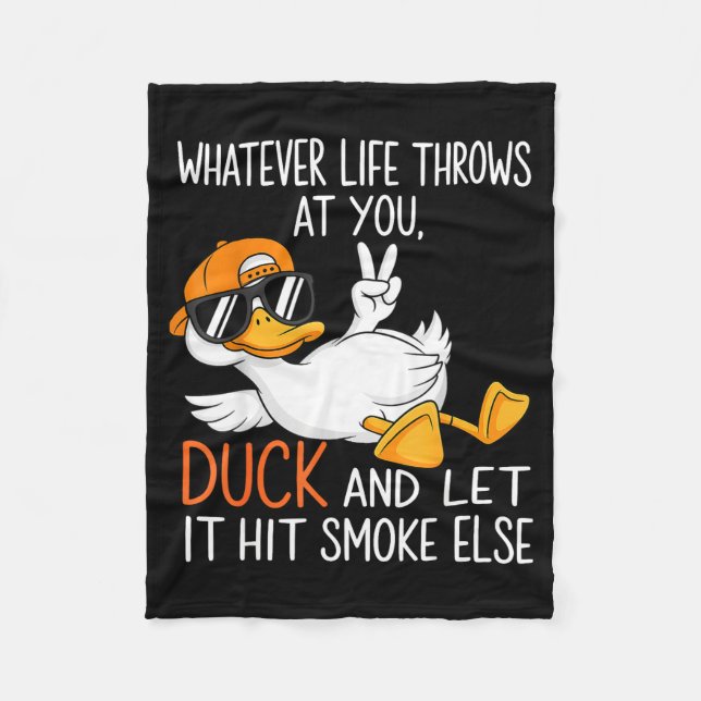 Manta Polar Funny Duck Graphic Tees Men Women Funny Quote  (Anverso)
