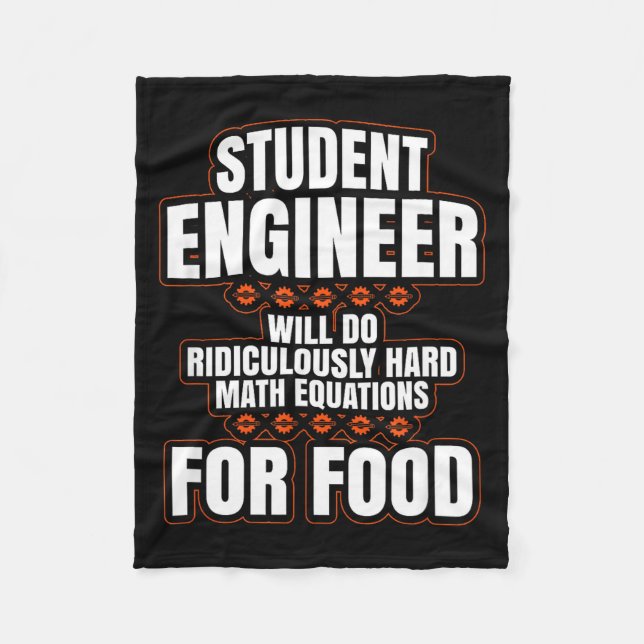 Manta Polar Funny Engineer Engineering College Student S  (Anverso)
