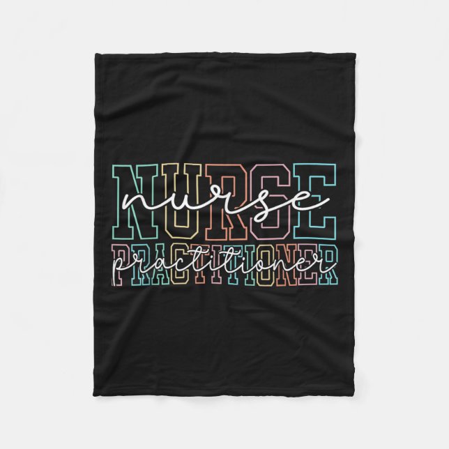 Manta Polar Funny Family Nurse Practitioner Np Nursing Day Nur (Anverso)