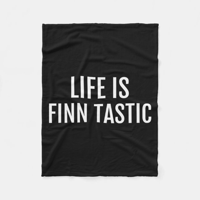 Manta Polar Funny Finnish Finland Quote Shirt _ Lie Is Finn Ta (Anverso)
