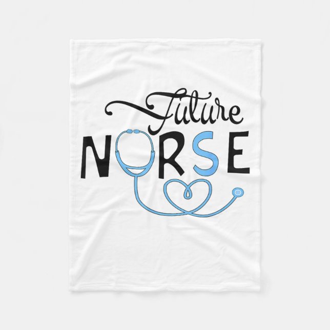 Manta Polar Funny Future Nurse Nursing School Student Nurse In (Anverso)