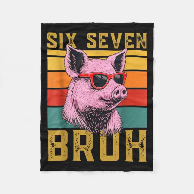 Manta Polar Funny G 67 6 7 Six Seven Meme Animal Retro Design  (Anverso)