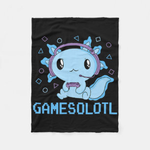 Manta Polar Funny Gamesolotl Anime Kawaii Gaming Axolotl Video