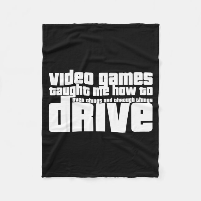Manta Polar Funny Gaming New Driver Video Game Driving Instruc (Anverso)