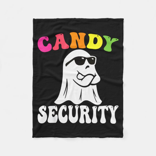 Manta Polar Funny Ghost Candy Security Halloween Costume Hallo (Anverso)