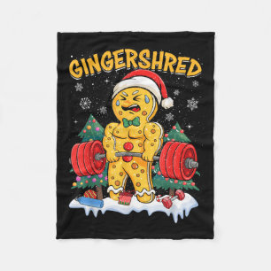 Manta Polar Funny Gingerbread Man Gingershred Gym Bodybuilding