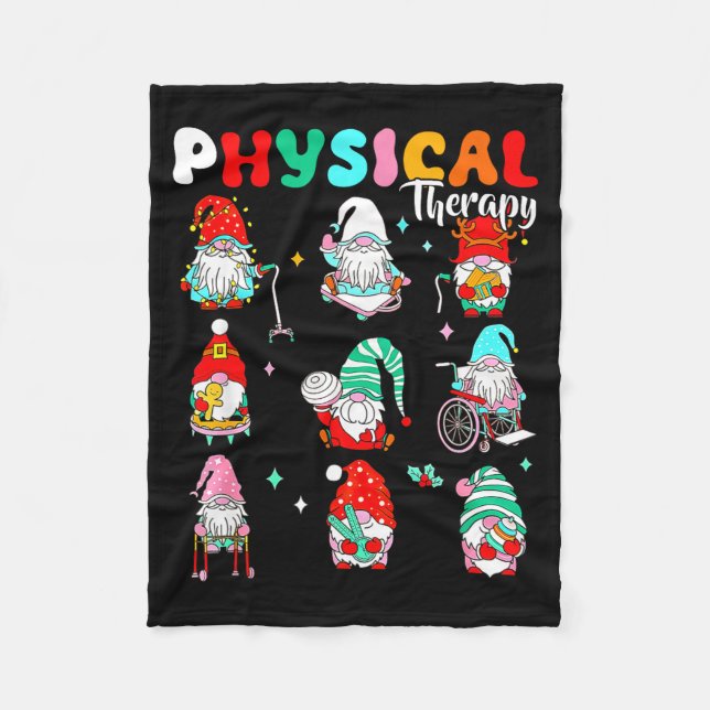 Manta Polar Funny Gnome Physical Therapy Pt Physical Therast C (Anverso)