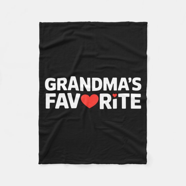 Manta Polar Funny Grandmas Favorite Family Humor Tees For Men  (Anverso)