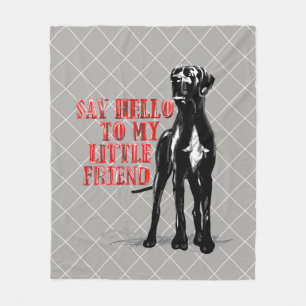 Manta Polar Funny Great Dane Salute