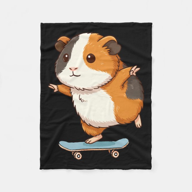 Manta Polar Funny Guinea G Skater Skateboard Ballerina Zoo Boy (Anverso)