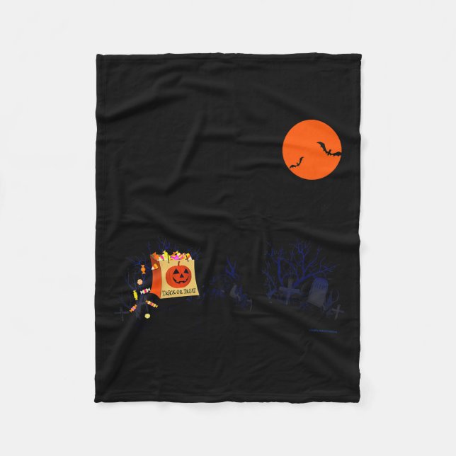 Manta Polar Funny Halloween Bigfoot Trick Or Treating - Bigfoo (Anverso)