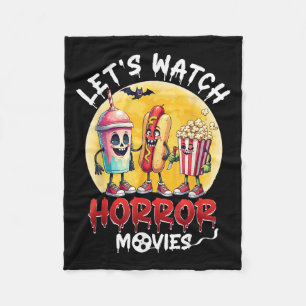 Manta Polar Funny Halloween Snack Characters Let's Watch Horro