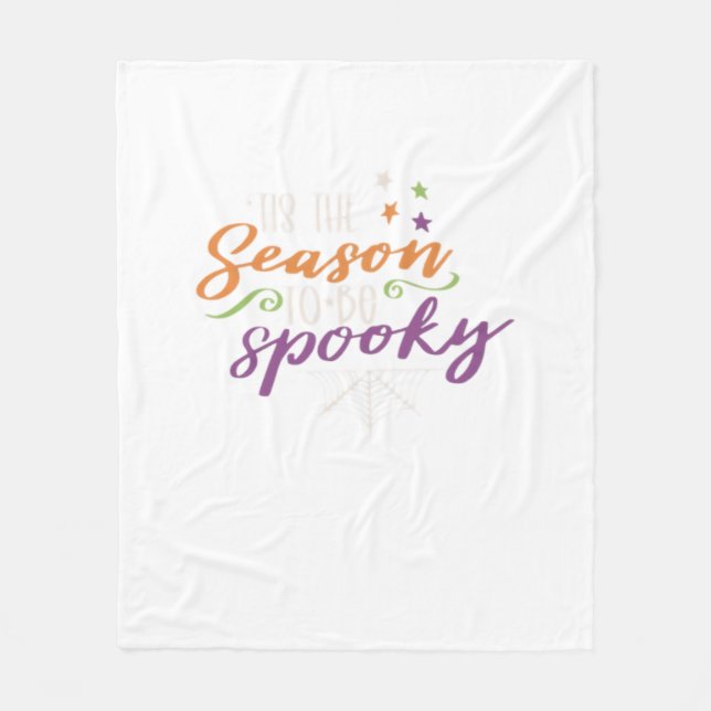 Manta Polar Funny Halloween - Tis The Season (Anverso)