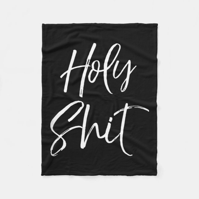 Manta Polar Funny Holy Gag Gift Excitement Quote Saying Holy T (Anverso)