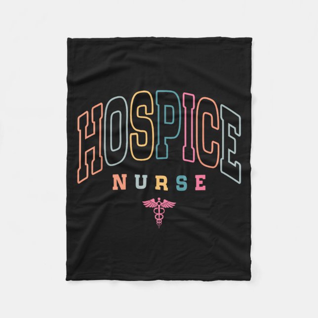 Manta Polar Funny Hospice Nurse Doctor Graduation Medical Nurs (Anverso)