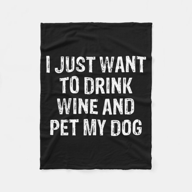 Manta Polar Funny Humor Puppy Lover Cute Fun Animals And Sarca (Anverso)