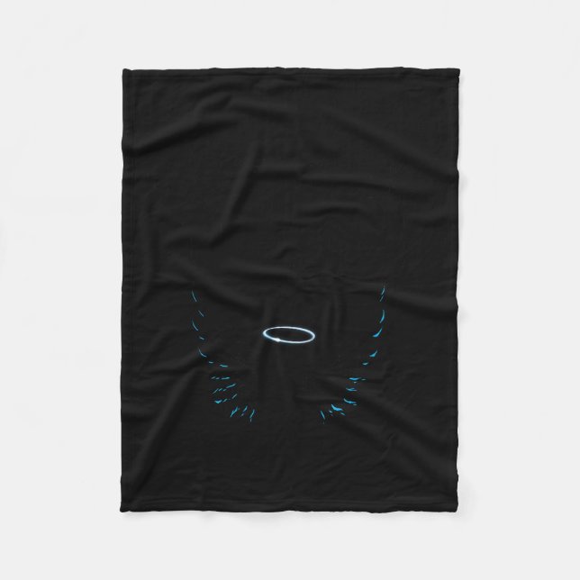 Manta Polar Funny I'm Totally An Angel Funny Halloween Christm (Anverso)