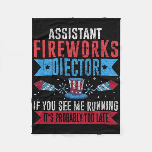 Manta Polar Funny Istant Director de Fuegos Artificiales Te Ej (Anverso)