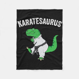 Manta Polar Funny Karate T Rex Dinosaur Cuta Artes Marciales D