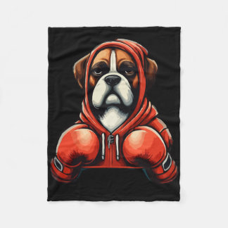Manta Polar Funny Kickboxing Or Boxing Boxer Dog 