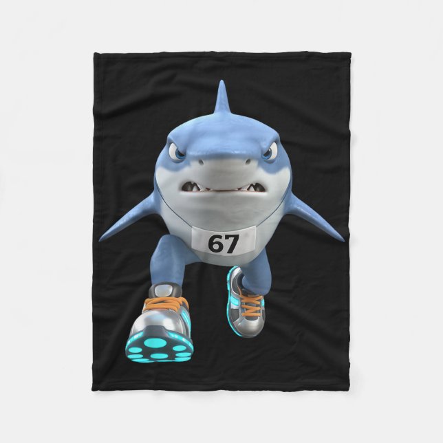 Manta Polar Funny Kids 67 Meme Tralalero Tralala Runner Italia (Anverso)