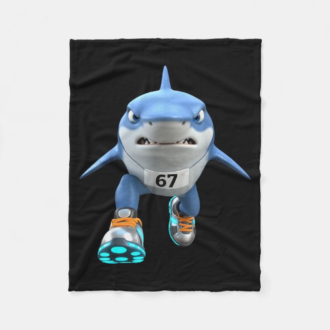 Manta Polar Funny Kids 67 Meme Tralalero Tralala Runner Italia (Anverso)