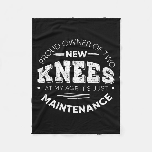 Manta Polar Funny Knee Surgery Proud Owner Of New Knees Gift  (Anverso)