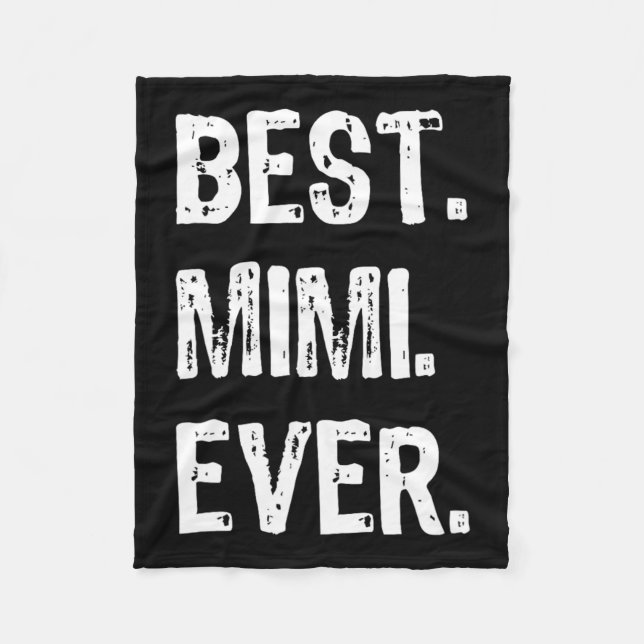 Manta Polar Funny la mejor familia Mimi de la historia de Guay (Anverso)