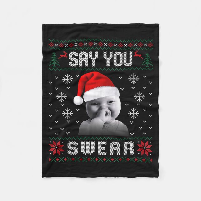 Manta Polar Funny Laughing Baby Ai Baby Meme Brainrot Ugly Chr (Anverso)