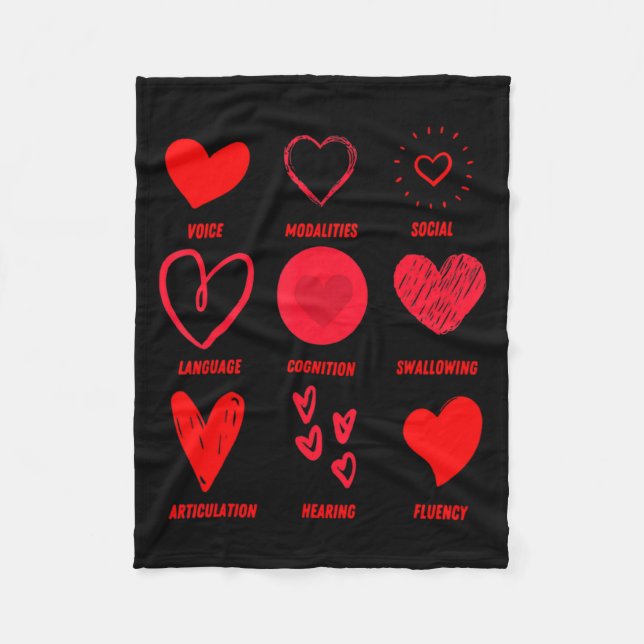 Manta Polar Funny Lsp Speech Language Pathologist Valentines  (Anverso)