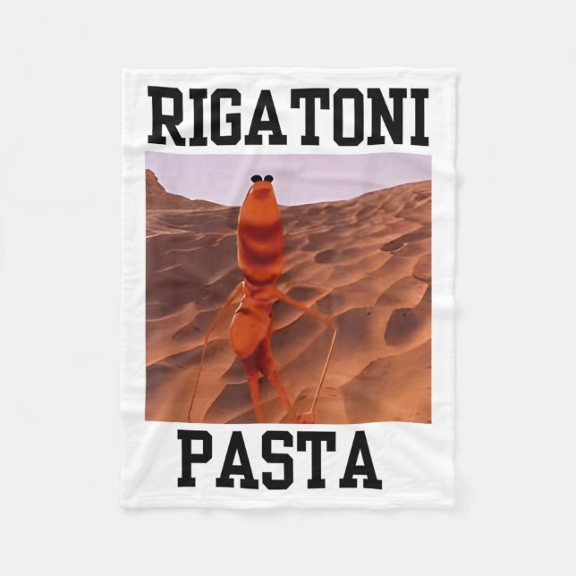 Manta Polar Funny Marcus The Worm Rigatoni Pasta Robert Meme T (Anverso)