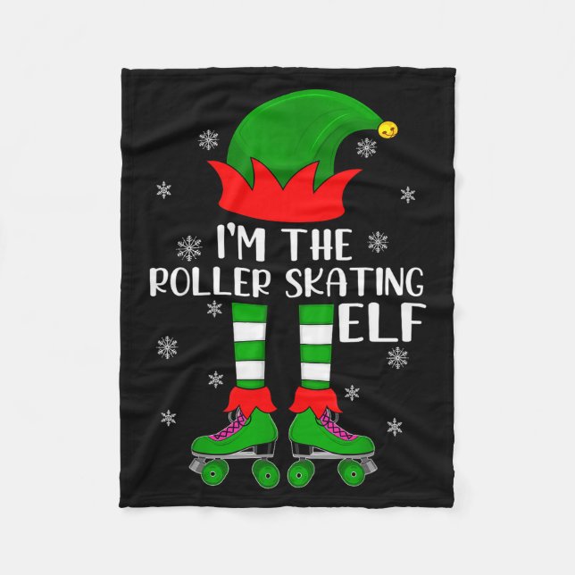 Manta Polar Funny Matching Group The Roller Skating Elf Christ (Anverso)