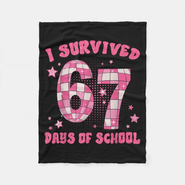Manta Polar Funny Meme Six Seven Teacher I Survived 67 Days Of (Anverso)
