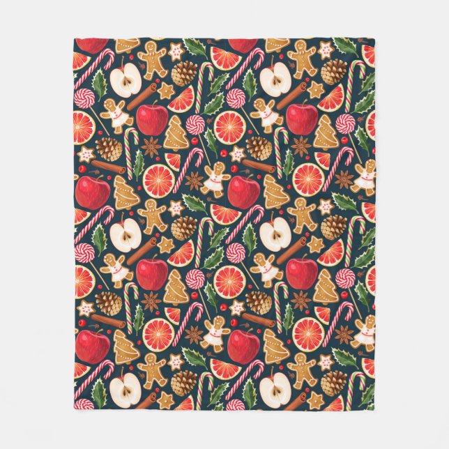 Manta Polar Funny Navidades Fleece Blanket (Anverso)