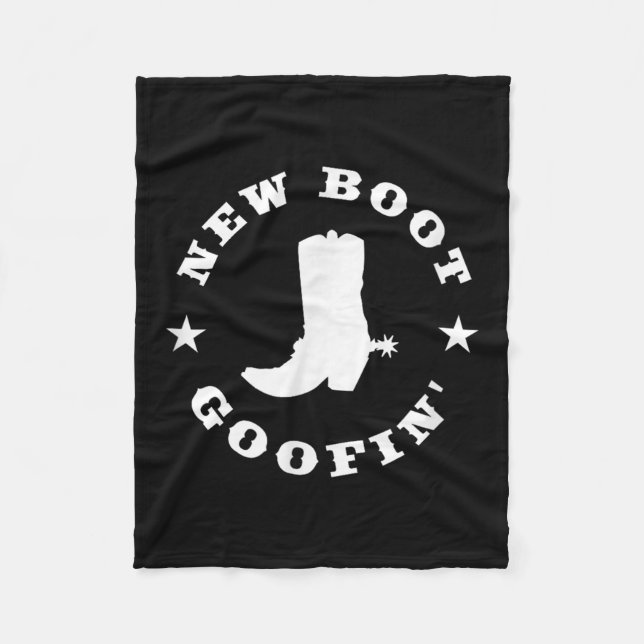 Manta Polar Funny New Boot Goofin Cowboy Boot Meme Quote  (Anverso)