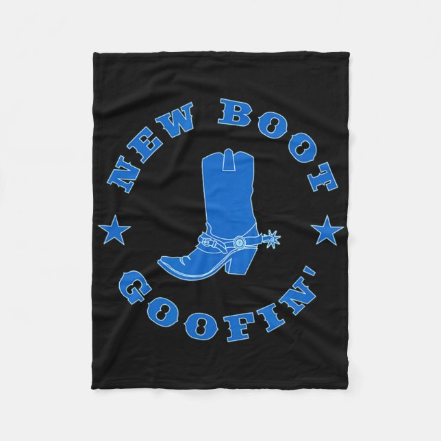 Manta Polar Funny New Boot Goofin Cowboy Boot Meme Quote  (Anverso)