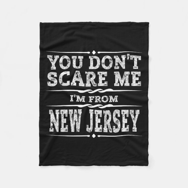 Manta Polar Funny New Jersey Home Garden State Gift  (Anverso)