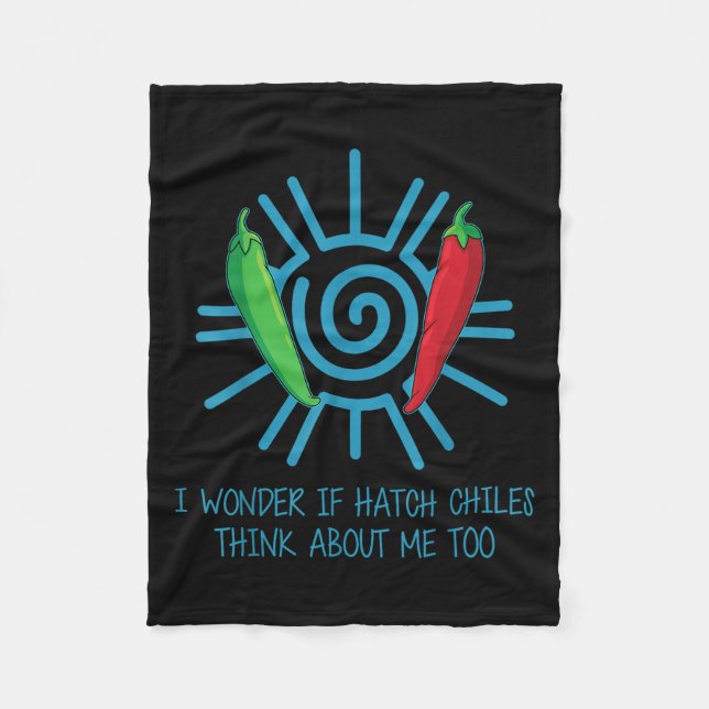 Manta Polar Funny New Mexico Peppers Hatch Chili  (Anverso)