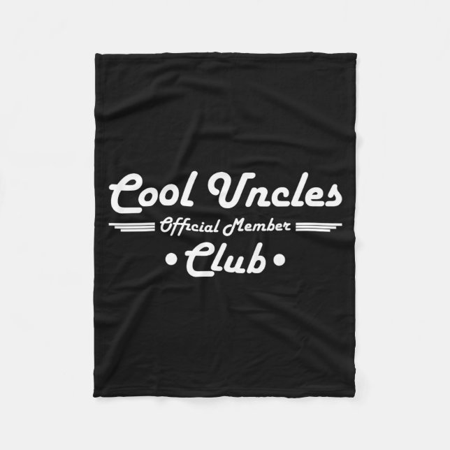 Manta Polar Funny New Uncle Pregnancy Announcement Cool Uncles (Anverso)