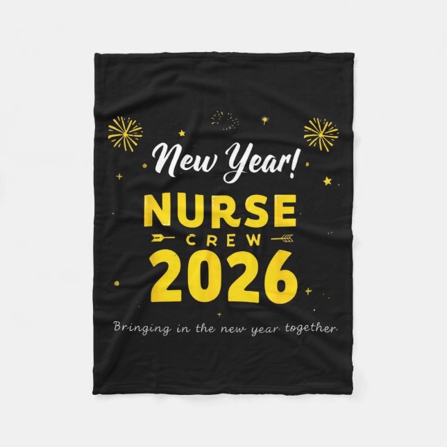 Manta Polar Funny New Year Nurse Crew 2026 Healthcare Celebrat (Anverso)