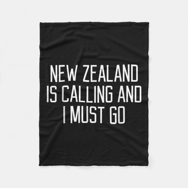 Manta Polar Funny New Zealand Quote  (Anverso)