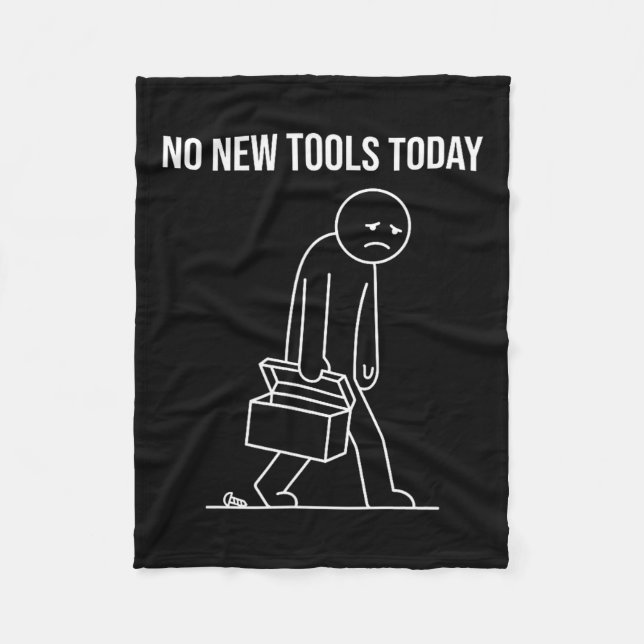 Manta Polar Funny No New Tools Today Tool Lover  (Anverso)